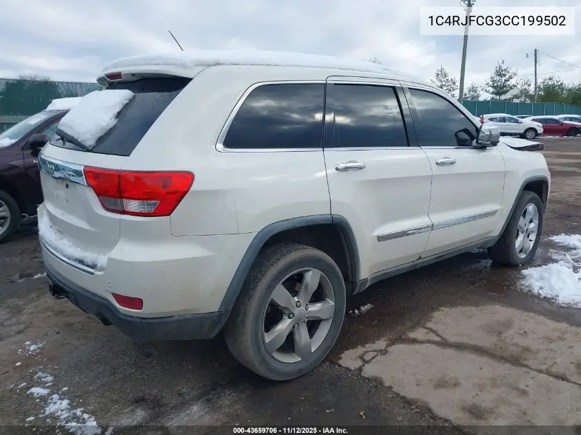 1C4RJFCG3CC199502 2012 Jeep Grand Cherokee Overland
