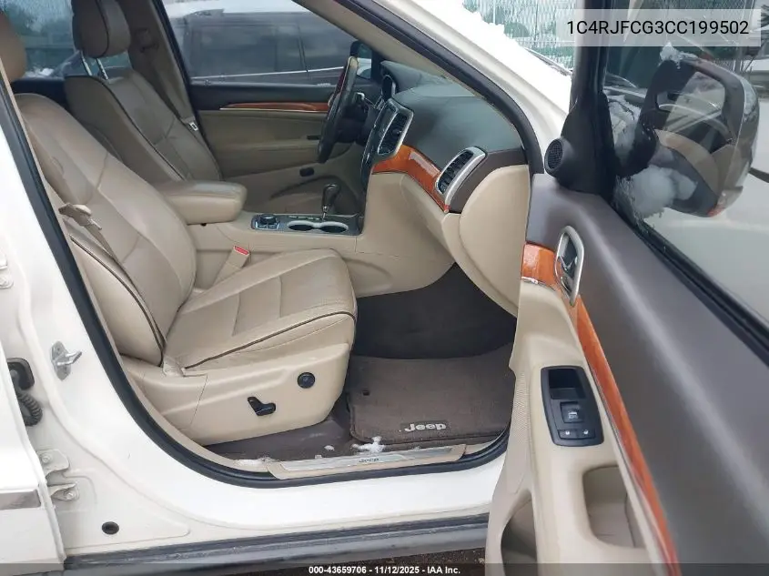 1C4RJFCG3CC199502 2012 Jeep Grand Cherokee Overland