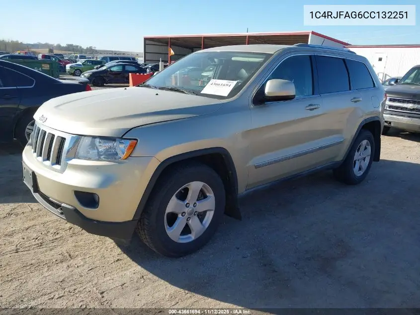 1C4RJFAG6CC132251 2012 Jeep Grand Cherokee Laredo