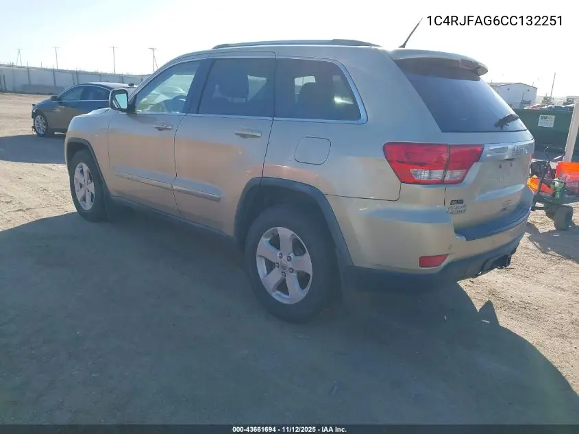 1C4RJFAG6CC132251 2012 Jeep Grand Cherokee Laredo