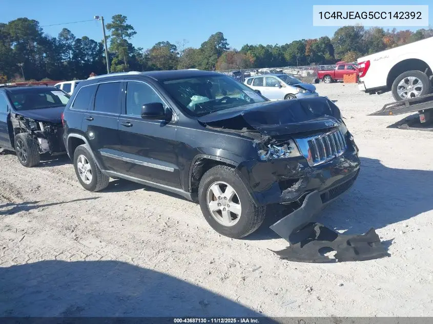 1C4RJEAG5CC142392 2012 Jeep Grand Cherokee Laredo