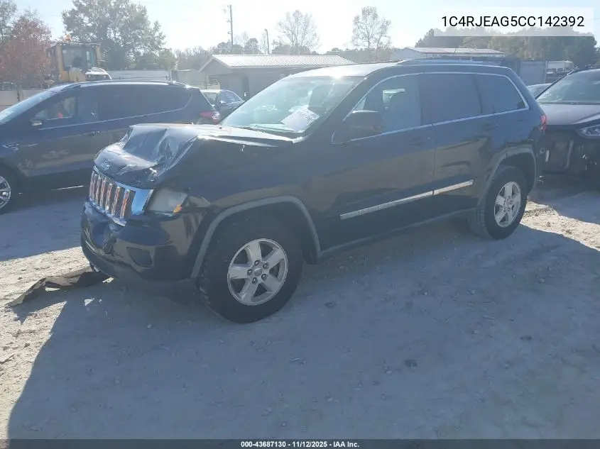 1C4RJEAG5CC142392 2012 Jeep Grand Cherokee Laredo