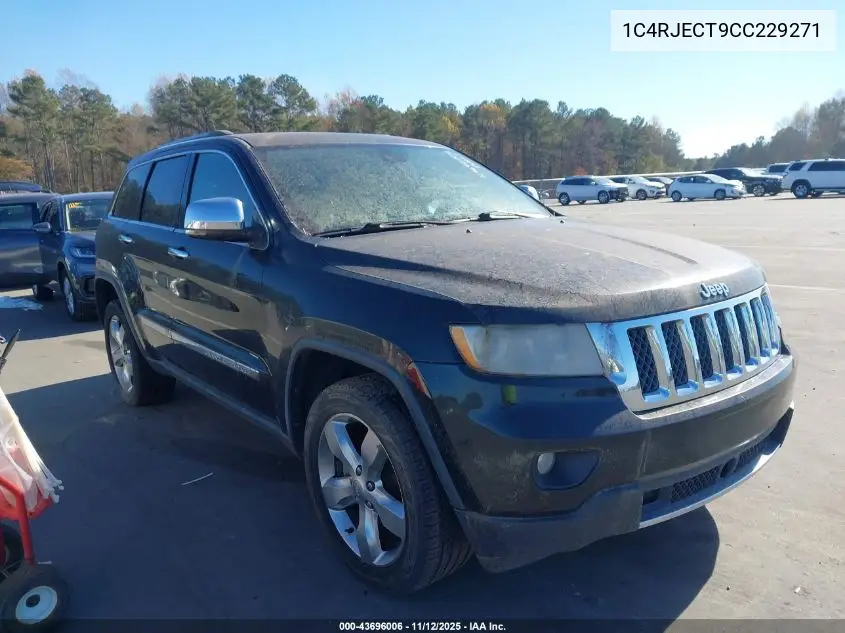 1C4RJECT9CC229271 2012 Jeep Grand Cherokee Overland
