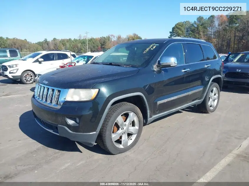 1C4RJECT9CC229271 2012 Jeep Grand Cherokee Overland