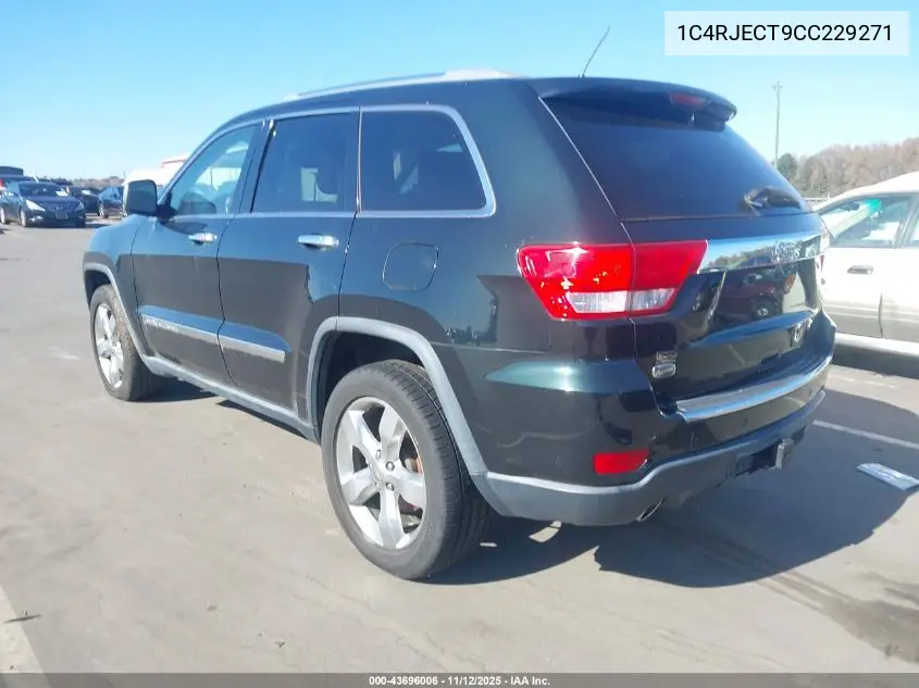 1C4RJECT9CC229271 2012 Jeep Grand Cherokee Overland
