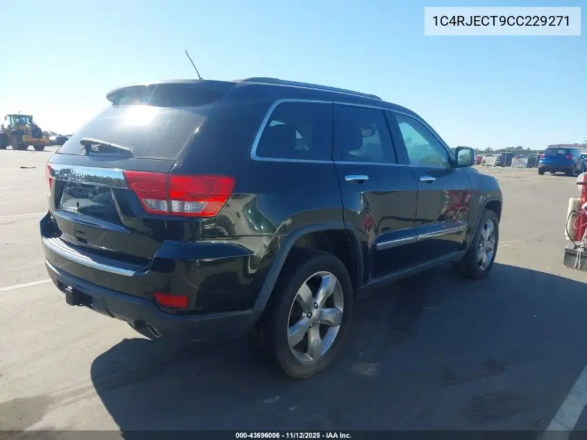 1C4RJECT9CC229271 2012 Jeep Grand Cherokee Overland