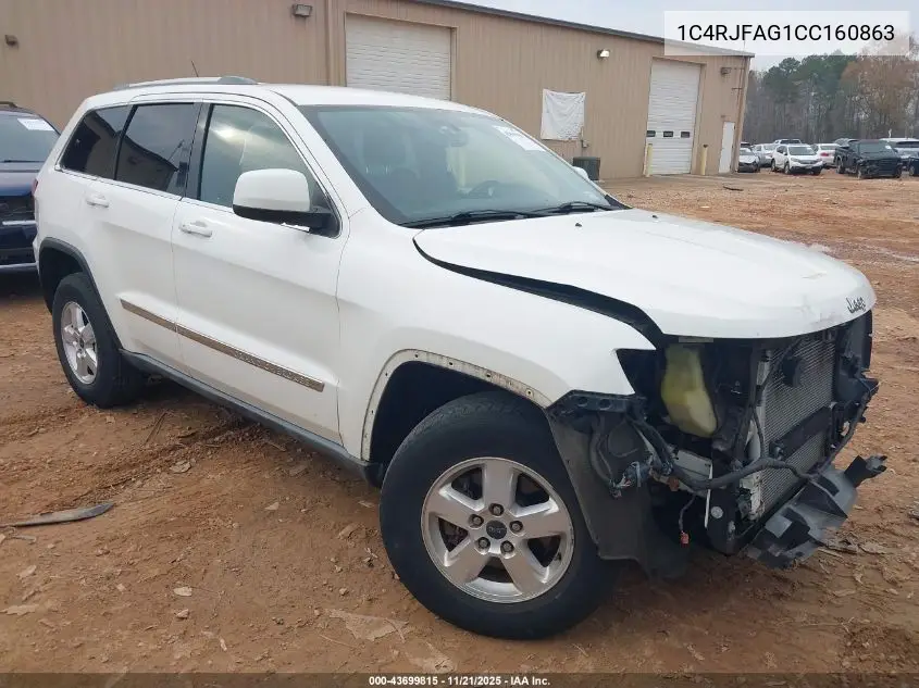1C4RJFAG1CC160863 2012 Jeep Grand Cherokee Laredo