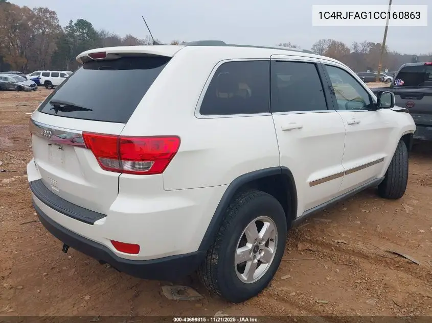 1C4RJFAG1CC160863 2012 Jeep Grand Cherokee Laredo