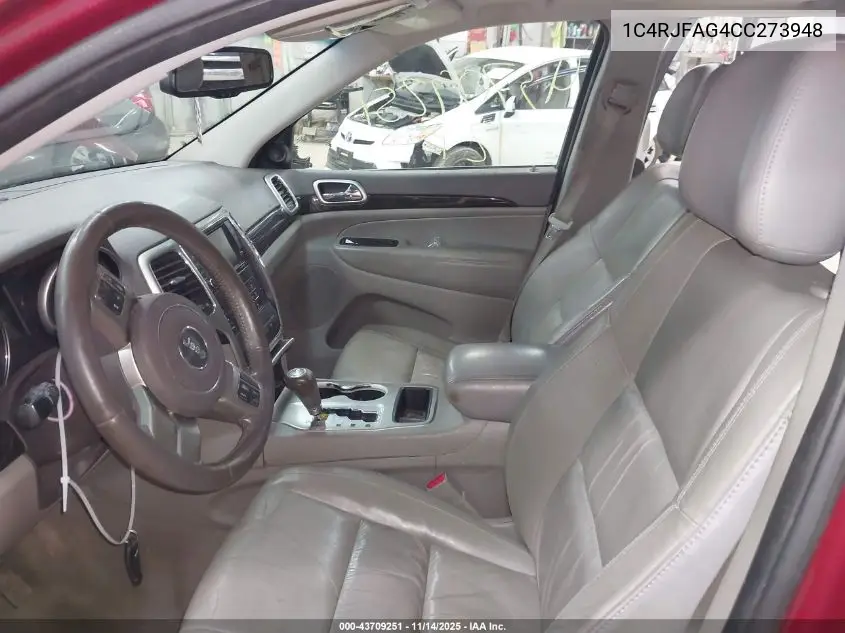 1C4RJFAG4CC273948 2012 Jeep Grand Cherokee Laredo