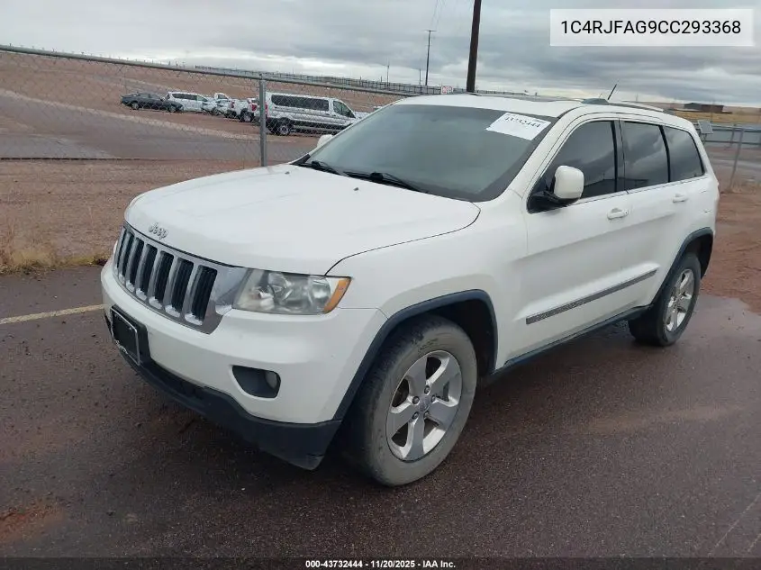 1C4RJFAG9CC293368 2012 Jeep Grand Cherokee Laredo