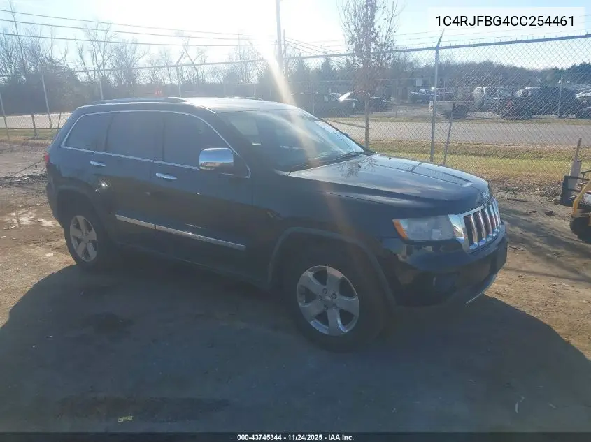 1C4RJFBG4CC254461 2012 Jeep Grand Cherokee Limited