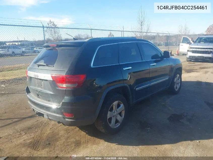 1C4RJFBG4CC254461 2012 Jeep Grand Cherokee Limited