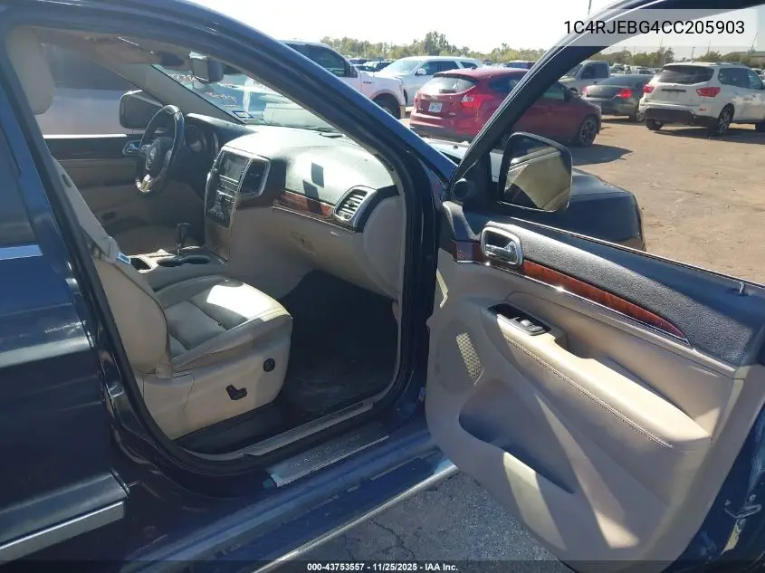 1C4RJEBG4CC205903 2012 Jeep Grand Cherokee Limited