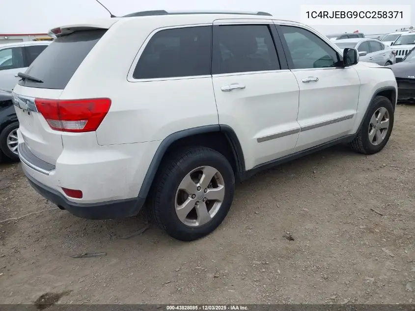 1C4RJEBG9CC258371 2012 Jeep Grand Cherokee Limited