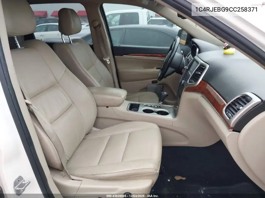 1C4RJEBG9CC258371 2012 Jeep Grand Cherokee Limited