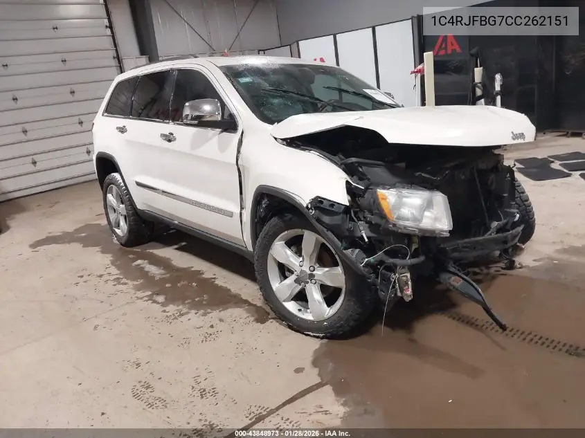 1C4RJFBG7CC262151 2012 Jeep Grand Cherokee Limited