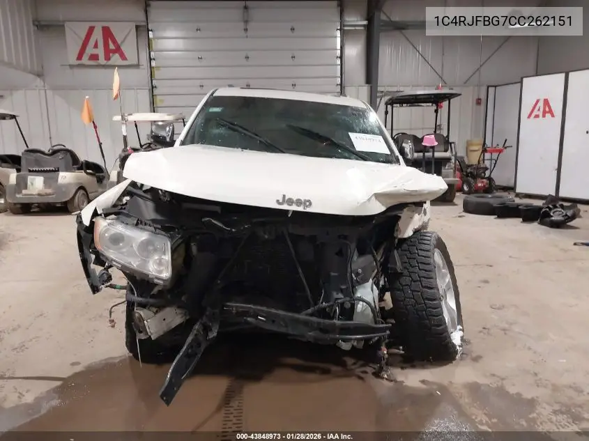 1C4RJFBG7CC262151 2012 Jeep Grand Cherokee Limited