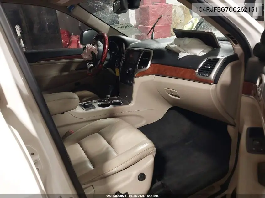 1C4RJFBG7CC262151 2012 Jeep Grand Cherokee Limited