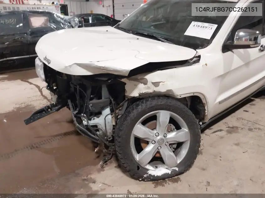 1C4RJFBG7CC262151 2012 Jeep Grand Cherokee Limited