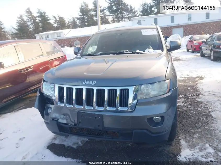 1C4RJFAG6CC144156 2012 Jeep Grand Cherokee Laredo