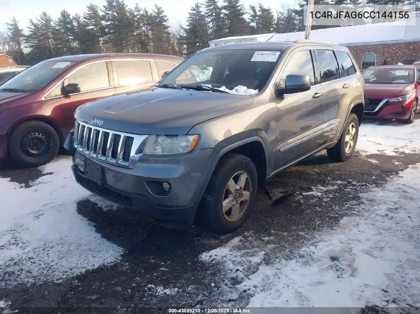 1C4RJFAG6CC144156 2012 Jeep Grand Cherokee Laredo