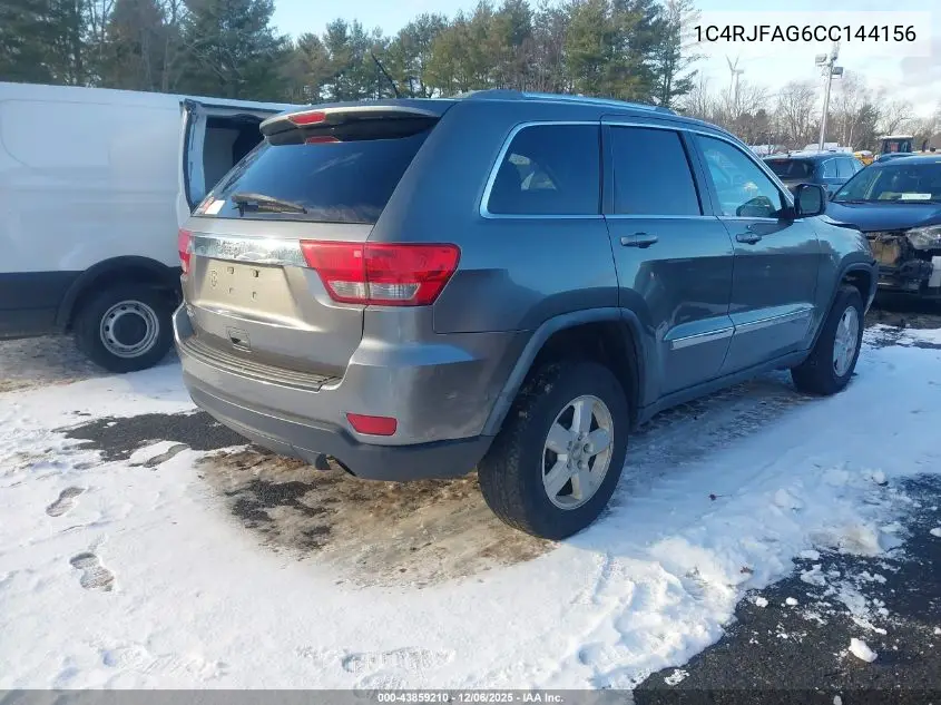 1C4RJFAG6CC144156 2012 Jeep Grand Cherokee Laredo