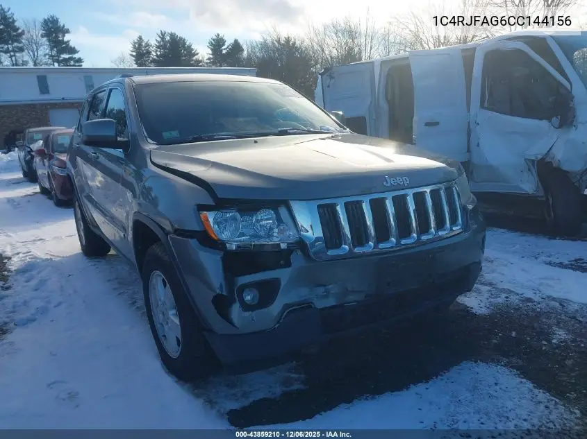 1C4RJFAG6CC144156 2012 Jeep Grand Cherokee Laredo