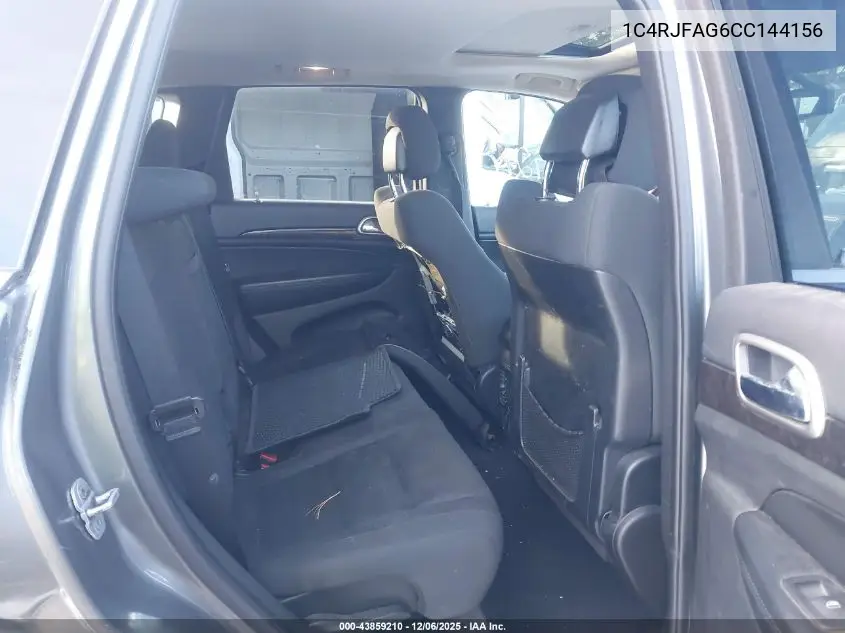 1C4RJFAG6CC144156 2012 Jeep Grand Cherokee Laredo