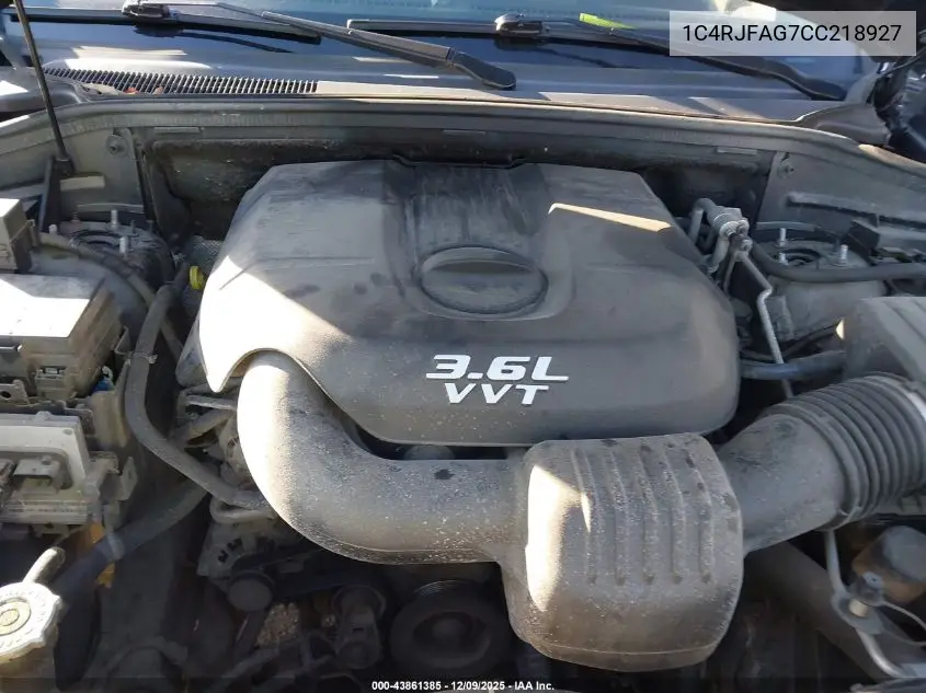 1C4RJFAG7CC218927 2012 Jeep Grand Cherokee Laredo