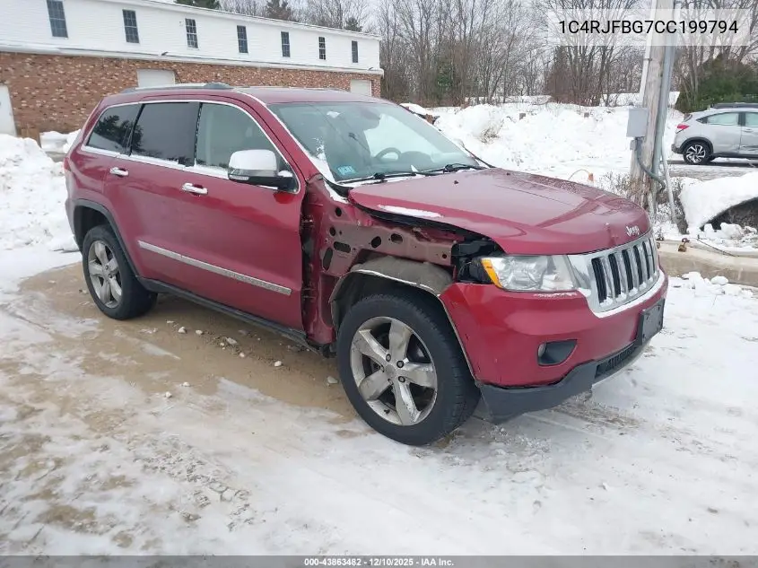 1C4RJFBG7CC199794 2012 Jeep Grand Cherokee Limited