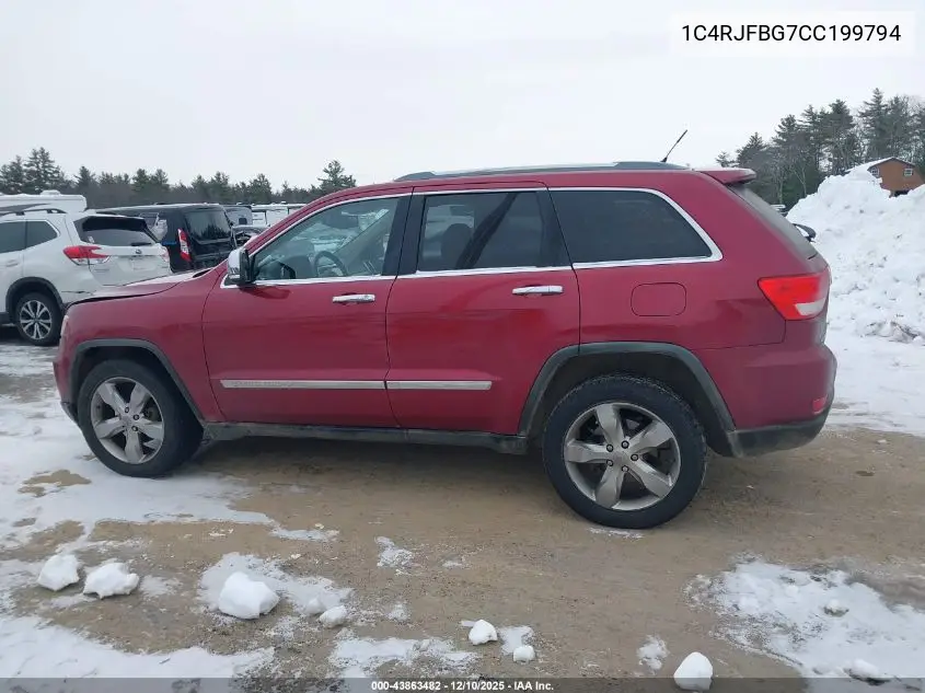 1C4RJFBG7CC199794 2012 Jeep Grand Cherokee Limited