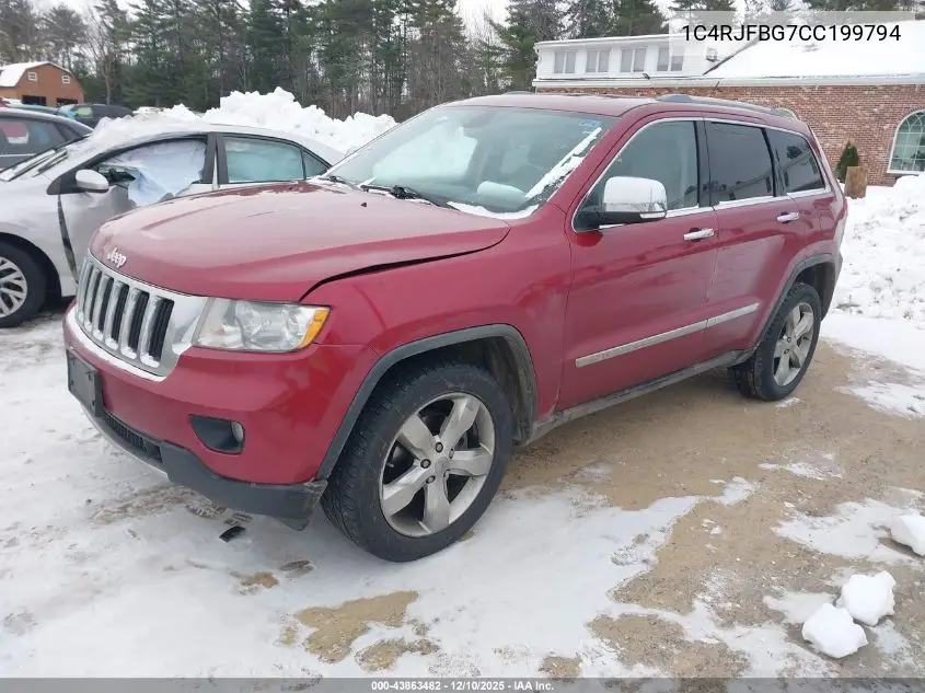 1C4RJFBG7CC199794 2012 Jeep Grand Cherokee Limited