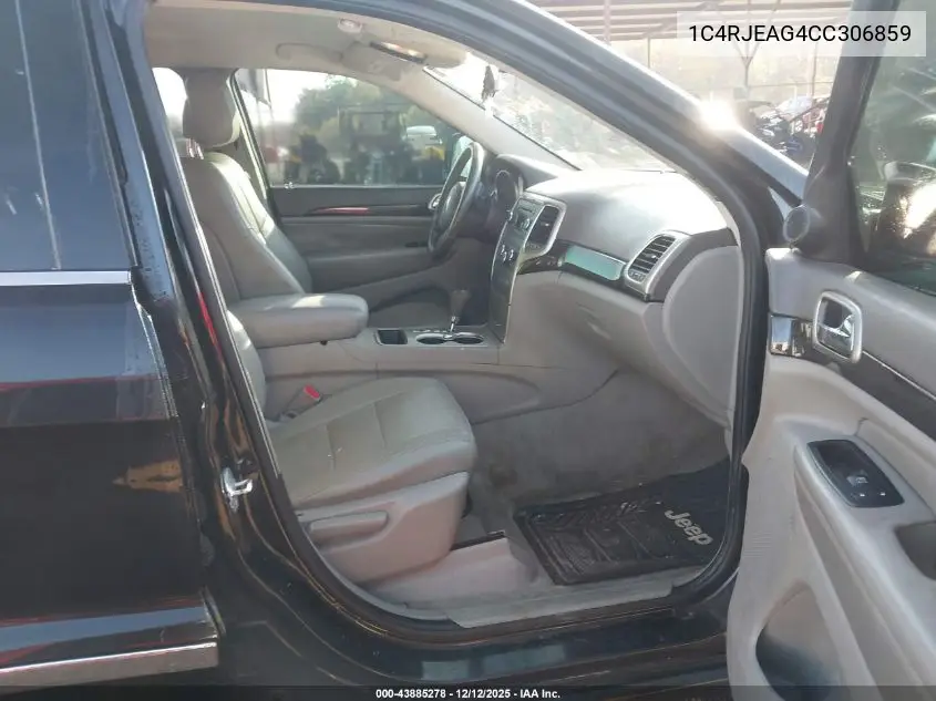 1C4RJEAG4CC306859 2012 Jeep Grand Cherokee Laredo