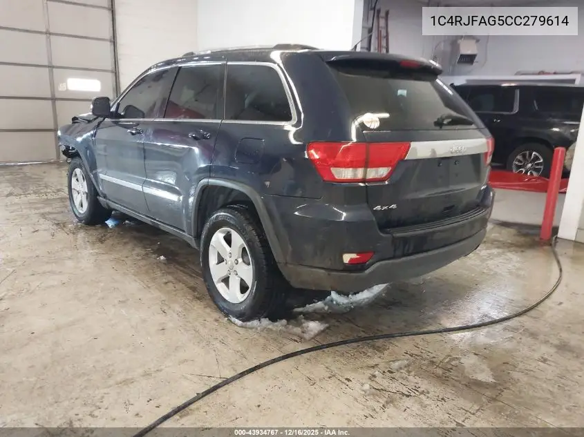 1C4RJFAG5CC279614 2012 Jeep Grand Cherokee Laredo