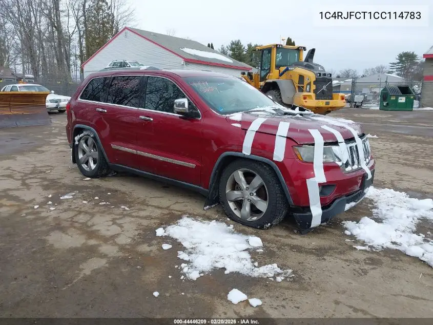 1C4RJFCT1CC114783 2012 Jeep Grand Cherokee Overland