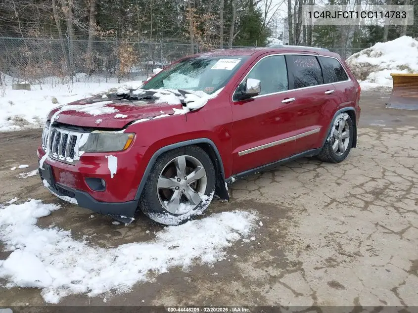 1C4RJFCT1CC114783 2012 Jeep Grand Cherokee Overland