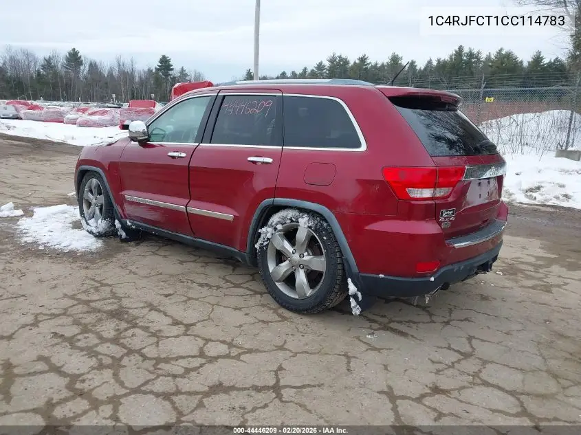1C4RJFCT1CC114783 2012 Jeep Grand Cherokee Overland