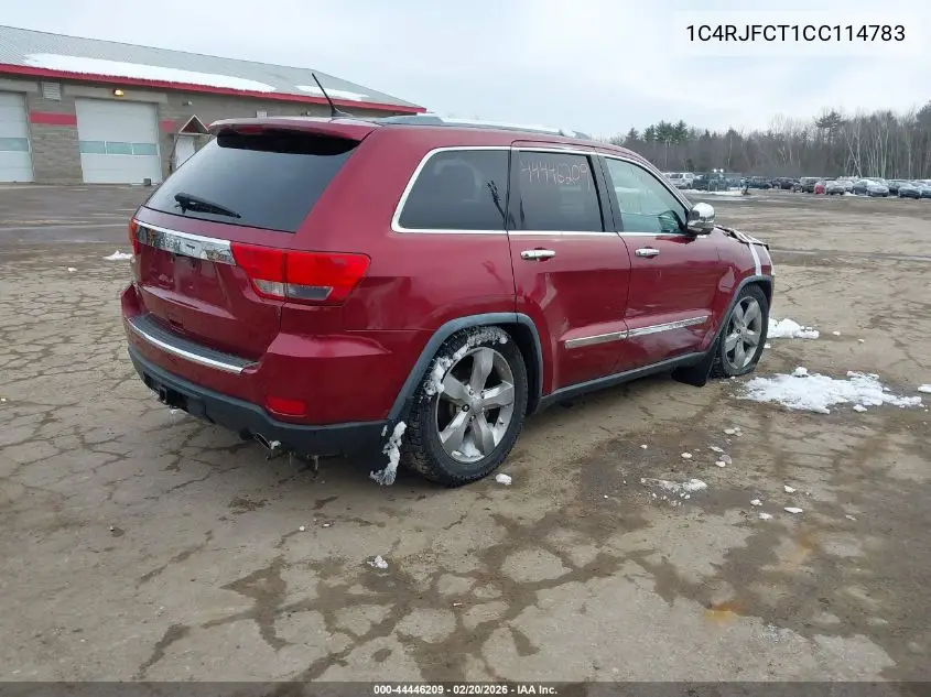 1C4RJFCT1CC114783 2012 Jeep Grand Cherokee Overland