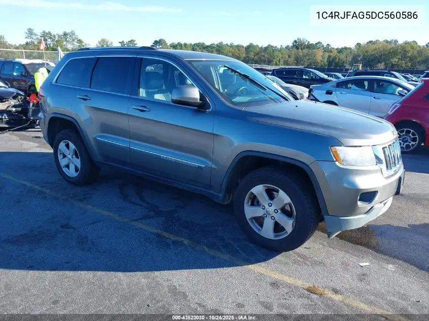 1C4RJFAG5DC560586 2013 Jeep Grand Cherokee Laredo