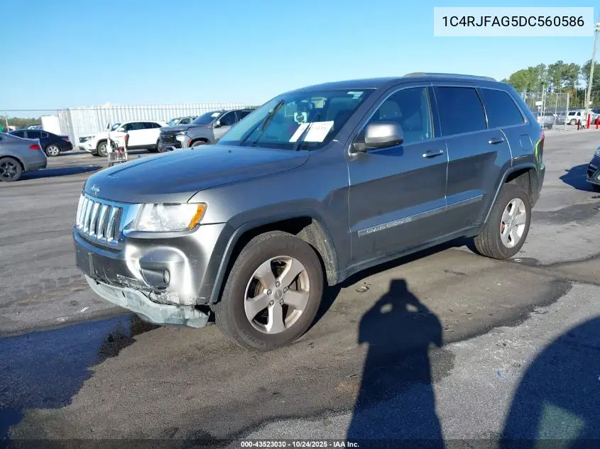 1C4RJFAG5DC560586 2013 Jeep Grand Cherokee Laredo