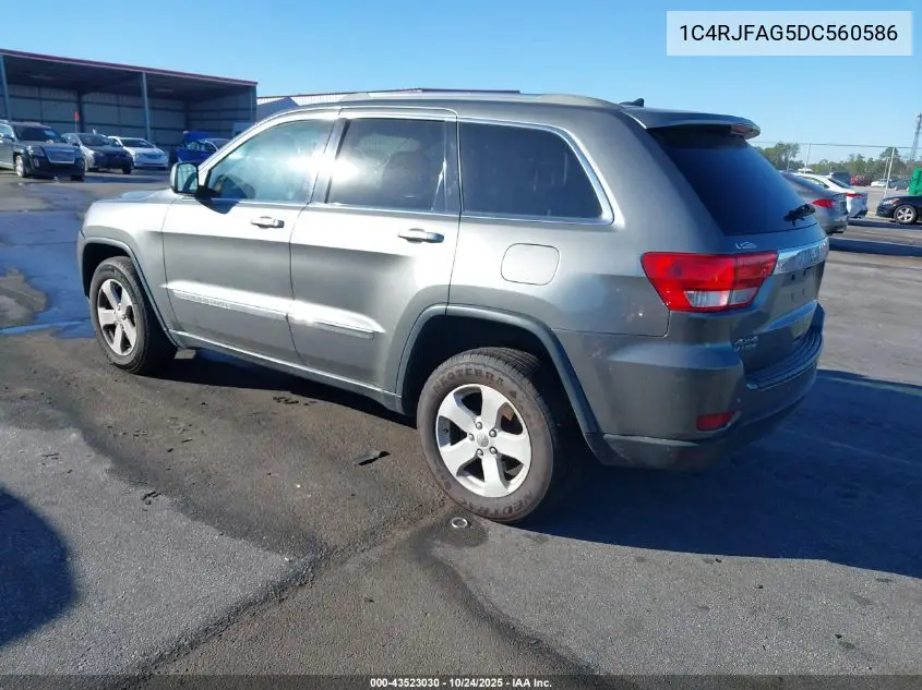 1C4RJFAG5DC560586 2013 Jeep Grand Cherokee Laredo