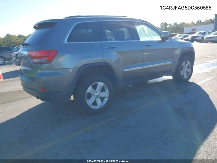 1C4RJFAG5DC560586 2013 Jeep Grand Cherokee Laredo