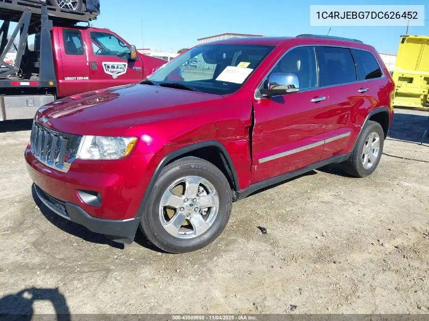1C4RJEBG7DC626452 2013 Jeep Grand Cherokee Limited