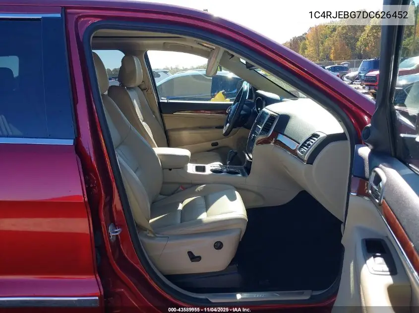 1C4RJEBG7DC626452 2013 Jeep Grand Cherokee Limited
