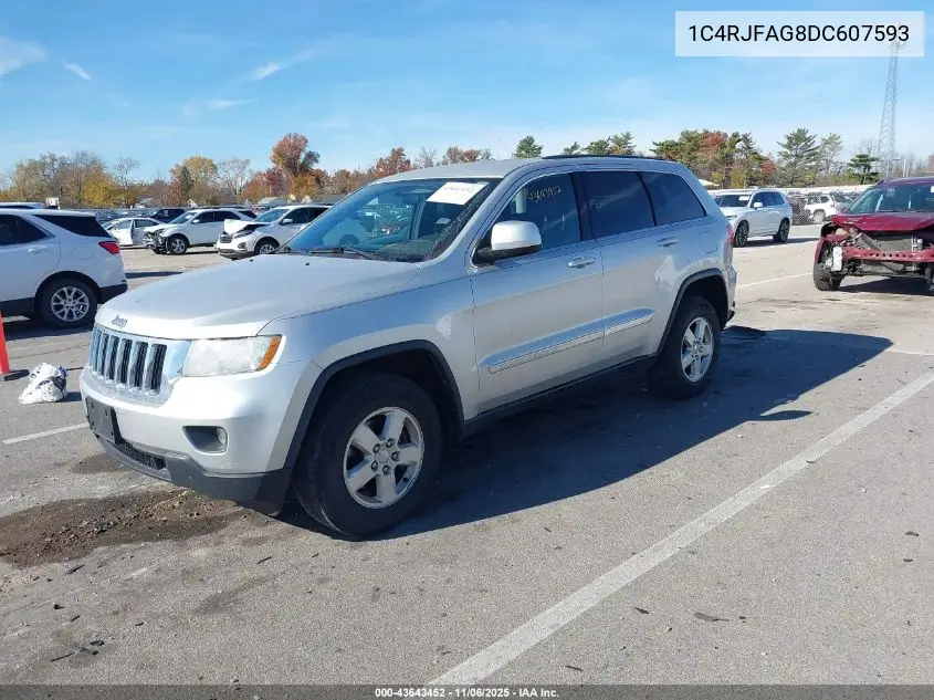 1C4RJFAG8DC607593 2013 Jeep Grand Cherokee Laredo