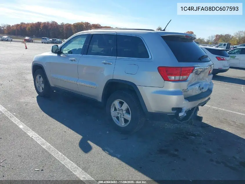 1C4RJFAG8DC607593 2013 Jeep Grand Cherokee Laredo