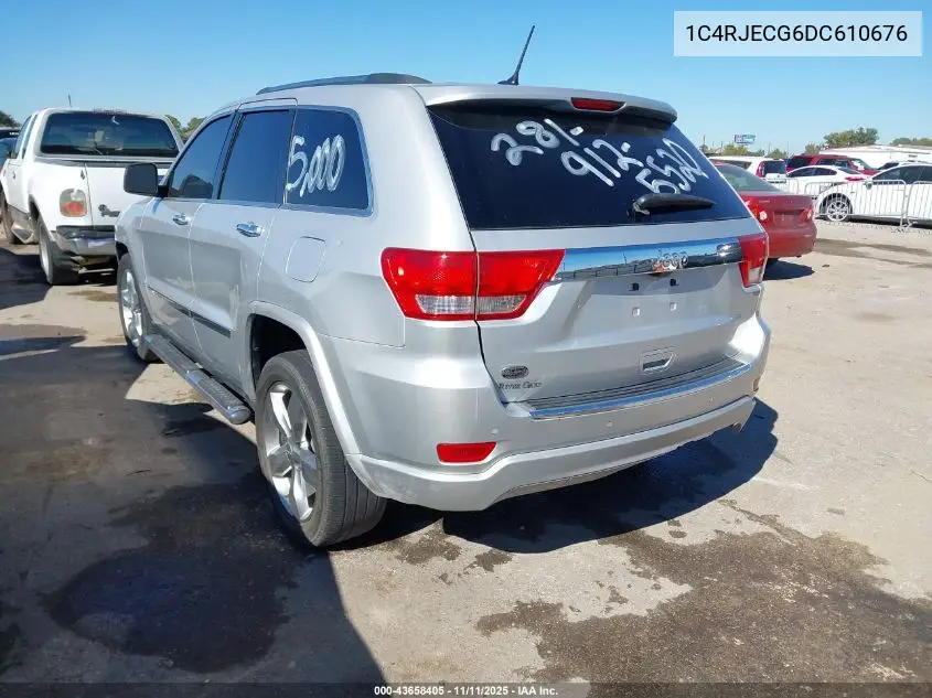 1C4RJECG6DC610676 2013 Jeep Grand Cherokee Overland