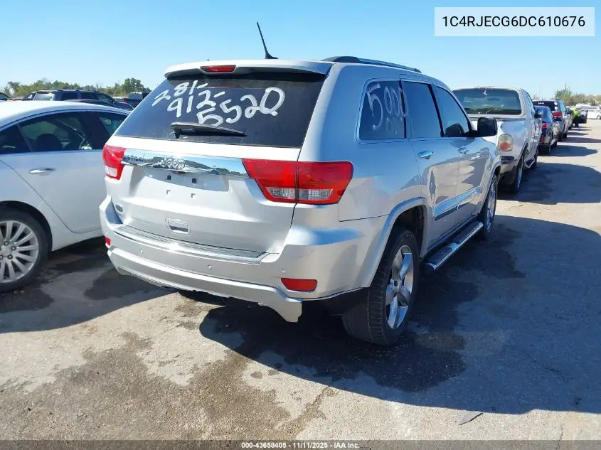 1C4RJECG6DC610676 2013 Jeep Grand Cherokee Overland