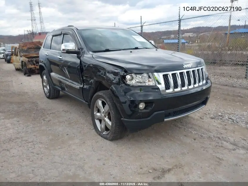 1C4RJFCG2DC627190 2013 Jeep Grand Cherokee Overland