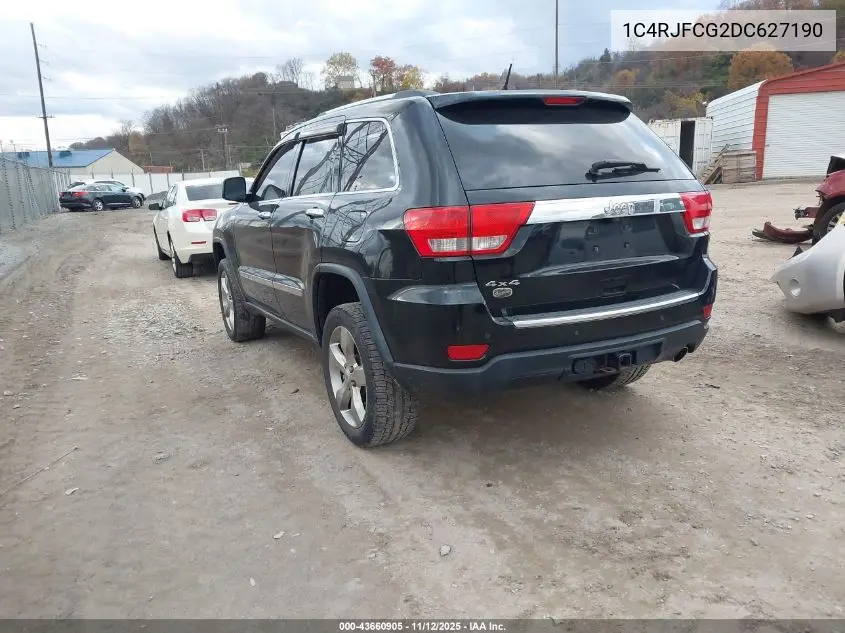 1C4RJFCG2DC627190 2013 Jeep Grand Cherokee Overland